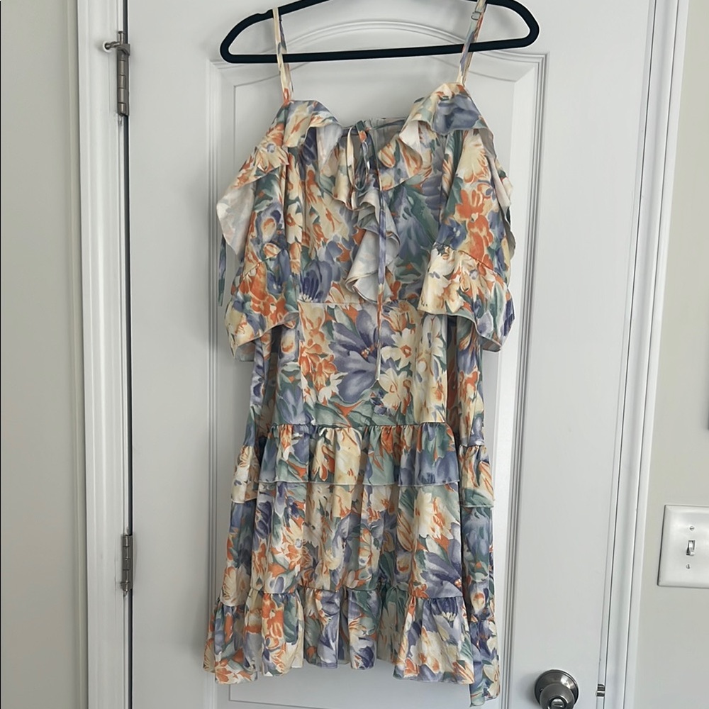 Floral Off-Shoulder Dress